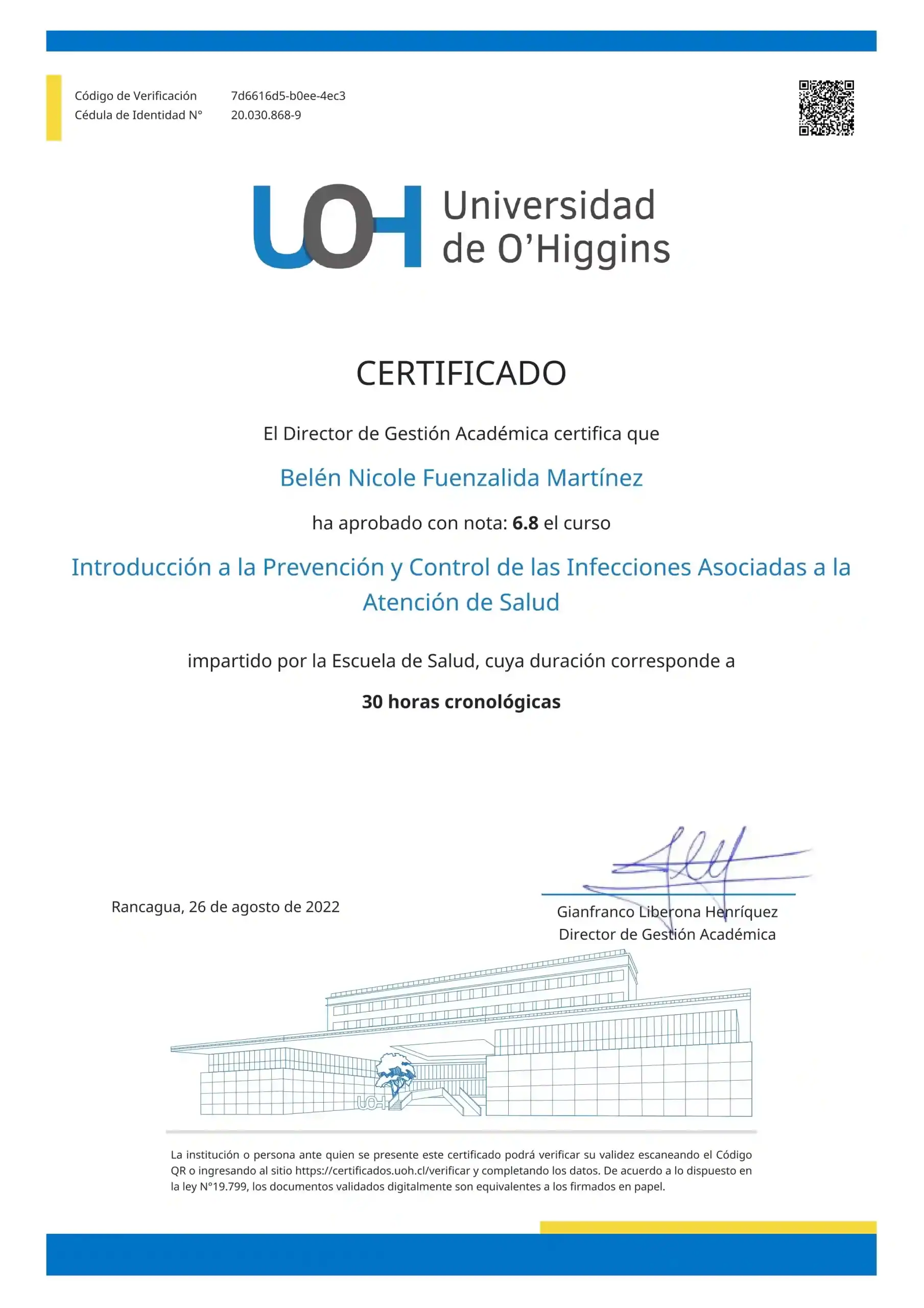 Enfermera Universitaria en Rancagua y Machalí